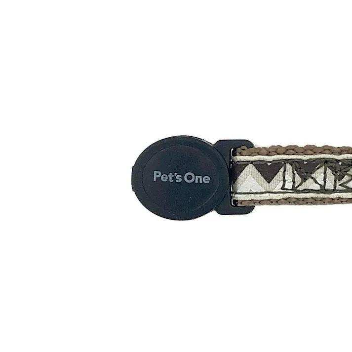 Pet’sOne キャットカラー ギザギザブラウン