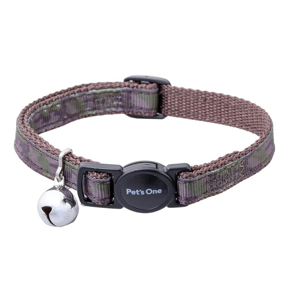 Pet'sOne キャットカラー カモフラグリーン 首輪(猫用) Pet'sOne キャットカラー カモフラグリーン 首輪(猫用)