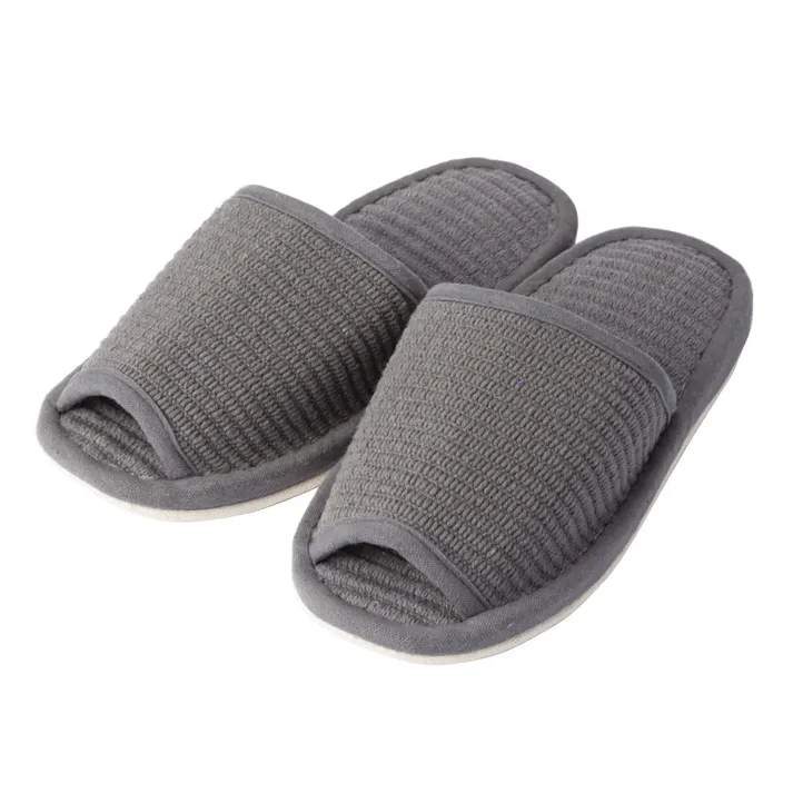 ふんわりコットンスリッパ グレー 26~28cm(販売終了)