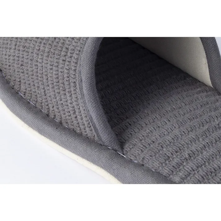 ふんわりコットンスリッパ グレー 26~28cm(販売終了)