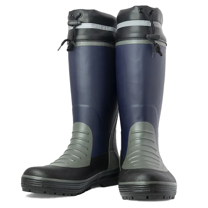 カインズ 足にフィットして歩きやすいレインブーツ ネイビー L
