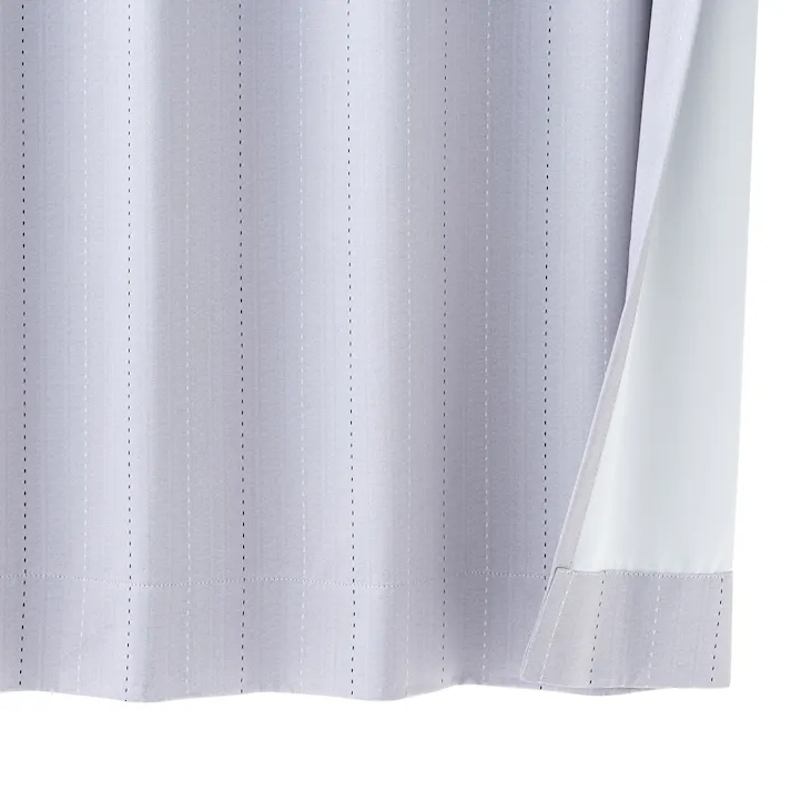 汚れがつきにくい遮光カーテン クリーンストライプ 150×178cm 2枚組