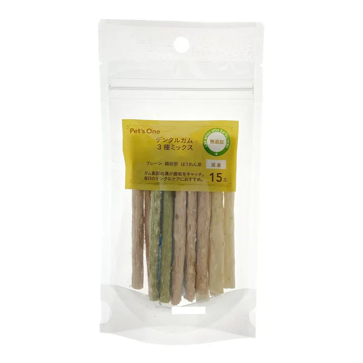 Pet’sOne 無添加 デンタルガム 3種ミックス 15本