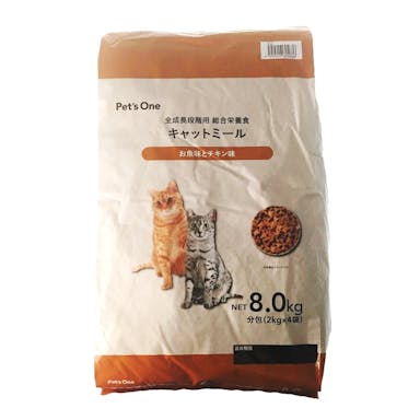 Pet’sOne キャットミール お魚とチキン味 8kg