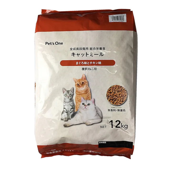 Pet’sOne キャットミール まぐろ味とチキン味 12kg