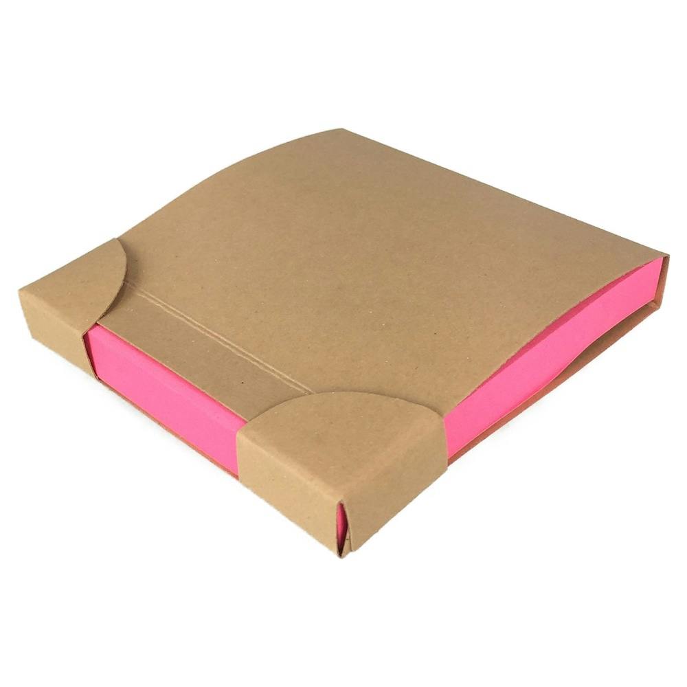 ケース付きふせん 蛍光ピンク 75×75 | 文房具・事務用品 通販