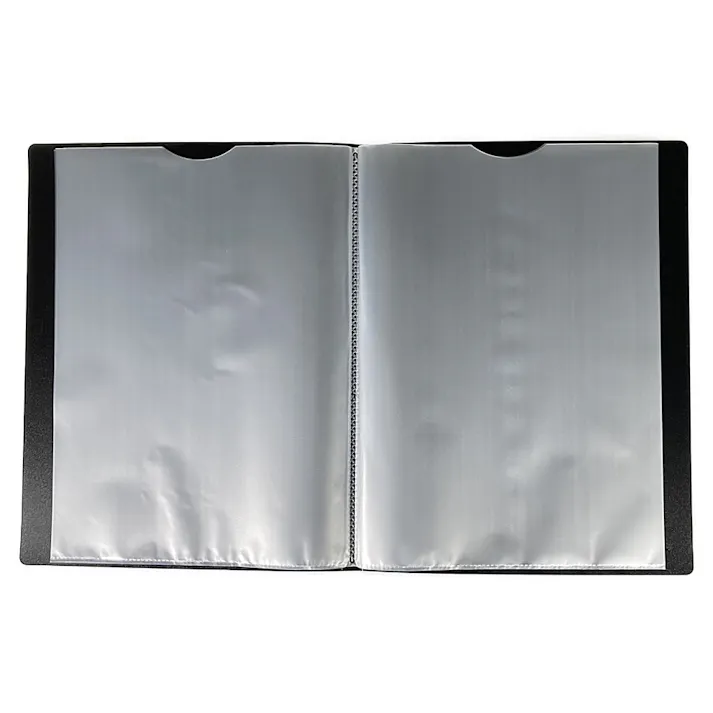 取り出しやすいクリアブック A4 20P BK