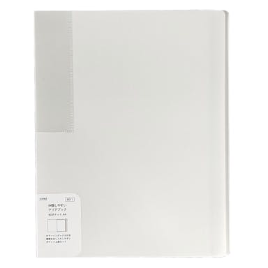 分類しやすいクリアブック A4 40P ホワイト