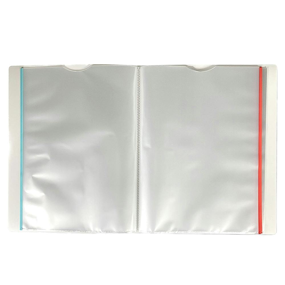 分類しやすいクリアブック A4 40P ホワイト | 文房具・事務用品 通販