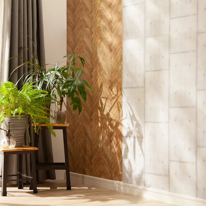 カインズ Kumimoku マスキングテープ 壁紙用 ホワイトウッド 23cm×2.5m