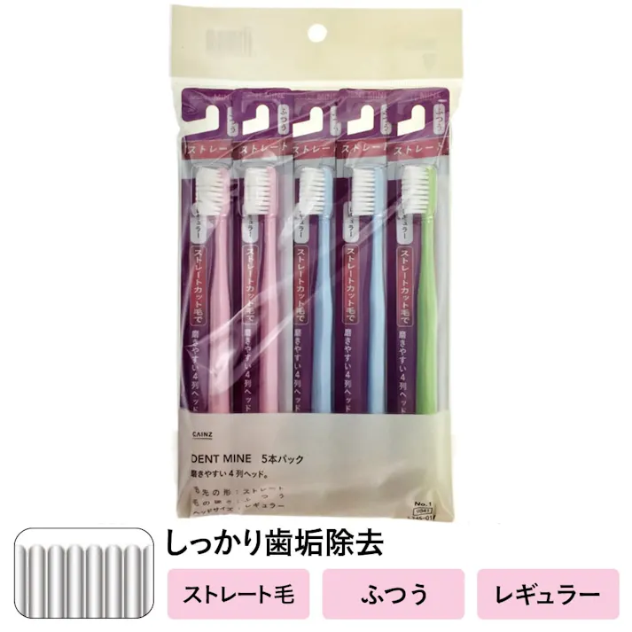 カインズ デントマイン ストレート レギュラー ふつう 5本パック