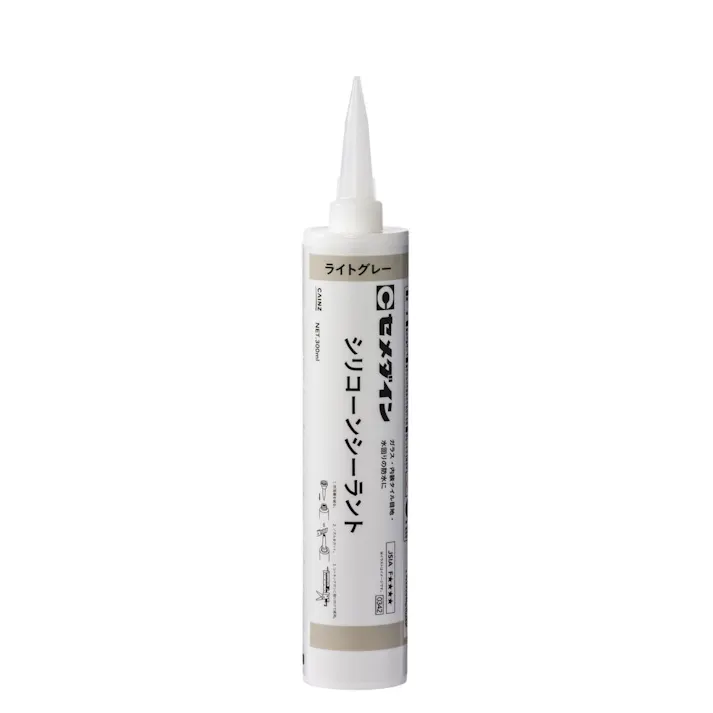 カインズ セメダイン シリコーンシーラント ライトグレー 300ml