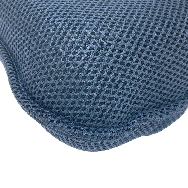 リクライニングできるコンパクト座椅子 ネイビー 幅40cm 奥行45~87cm 高さ11cm 日本製 フルフラット リビング