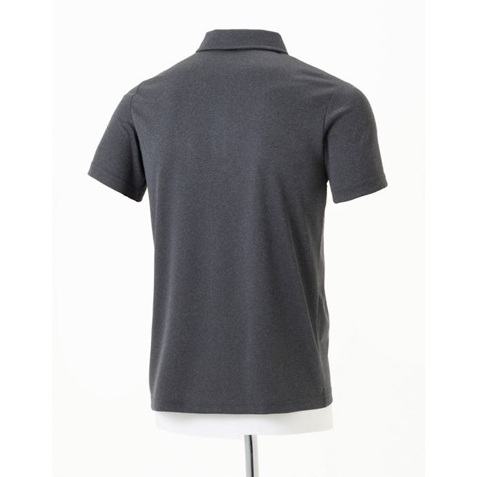 SD ワークポロシャツ 半袖 杢BK 3L(販売終了)