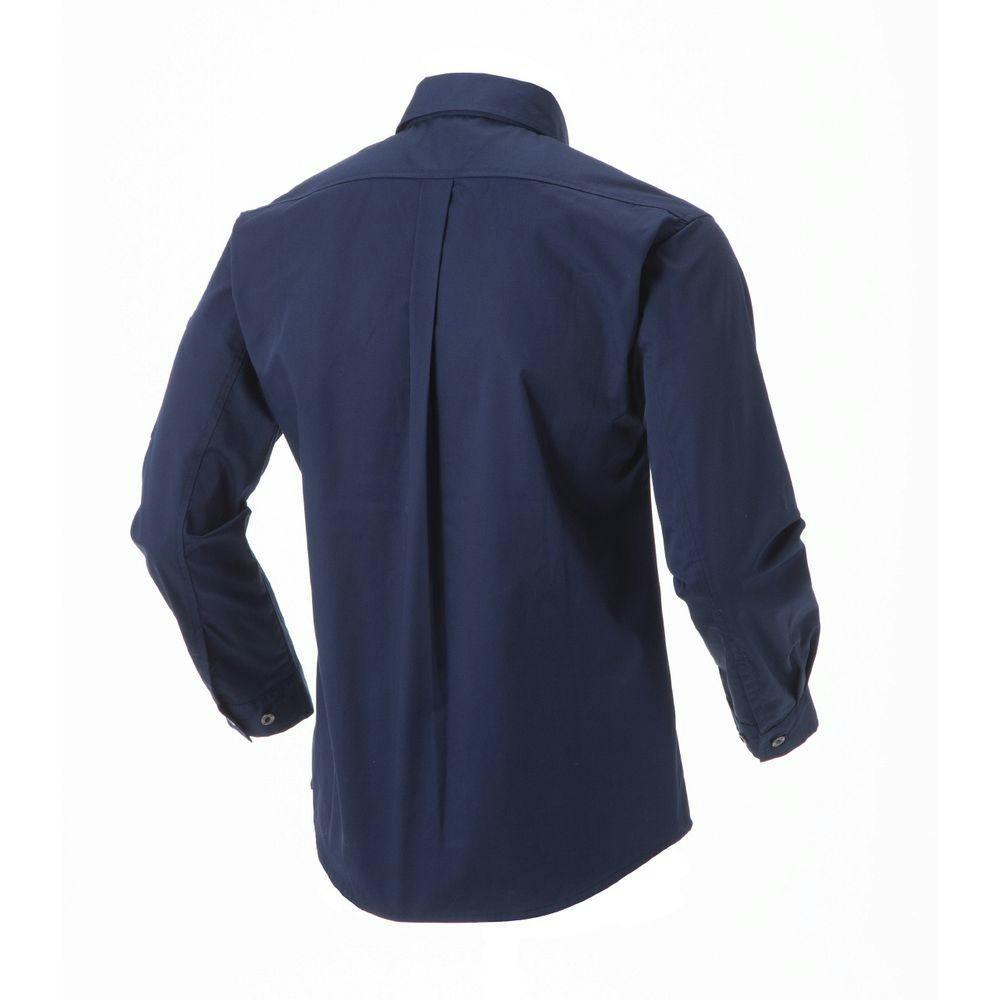 カインズ スピードドライ ワークシャツ 長袖 ネイビー L | 作業着
