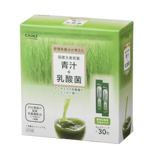 CAINZ 国産大麦若葉青汁+乳酸菌 3g×30包