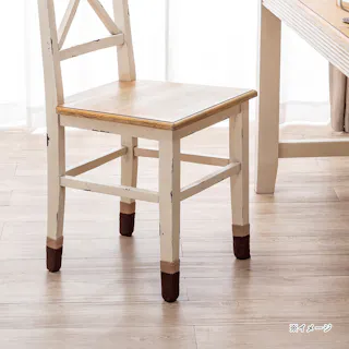 チェア用ソックス ベージュ&ブラウン M