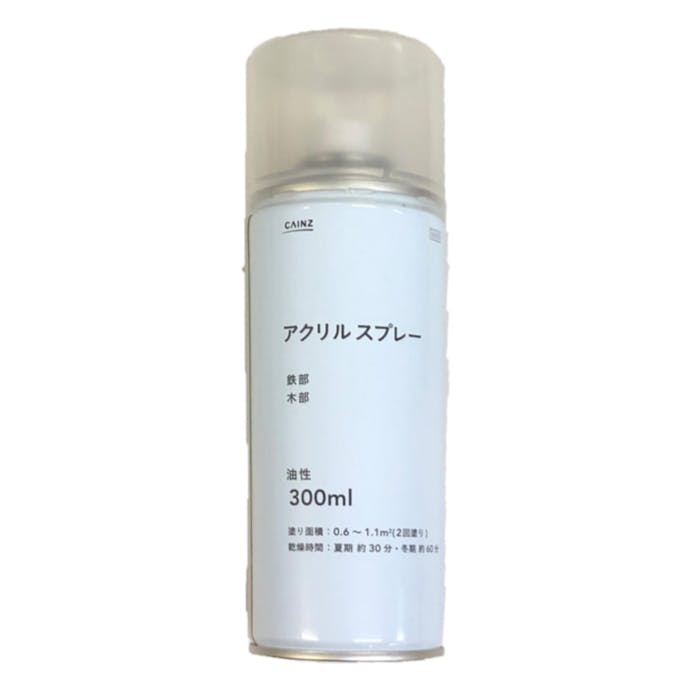 カインズ アクリルスプレー 油性 クリア 300ml