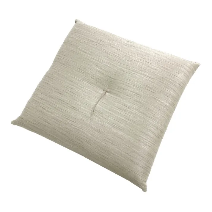 へたりにくく綿寄りが少ない 3層座布団 エデル ベージュ 55×59cm