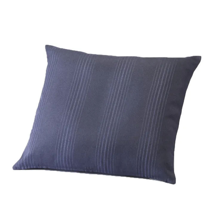 洗える座布団カバー 葵ライン ネイビー 55×59cm※カバーのみ