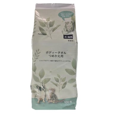 Pet’sOne ボディタオル デザインバケツ 詰め替え 100枚
