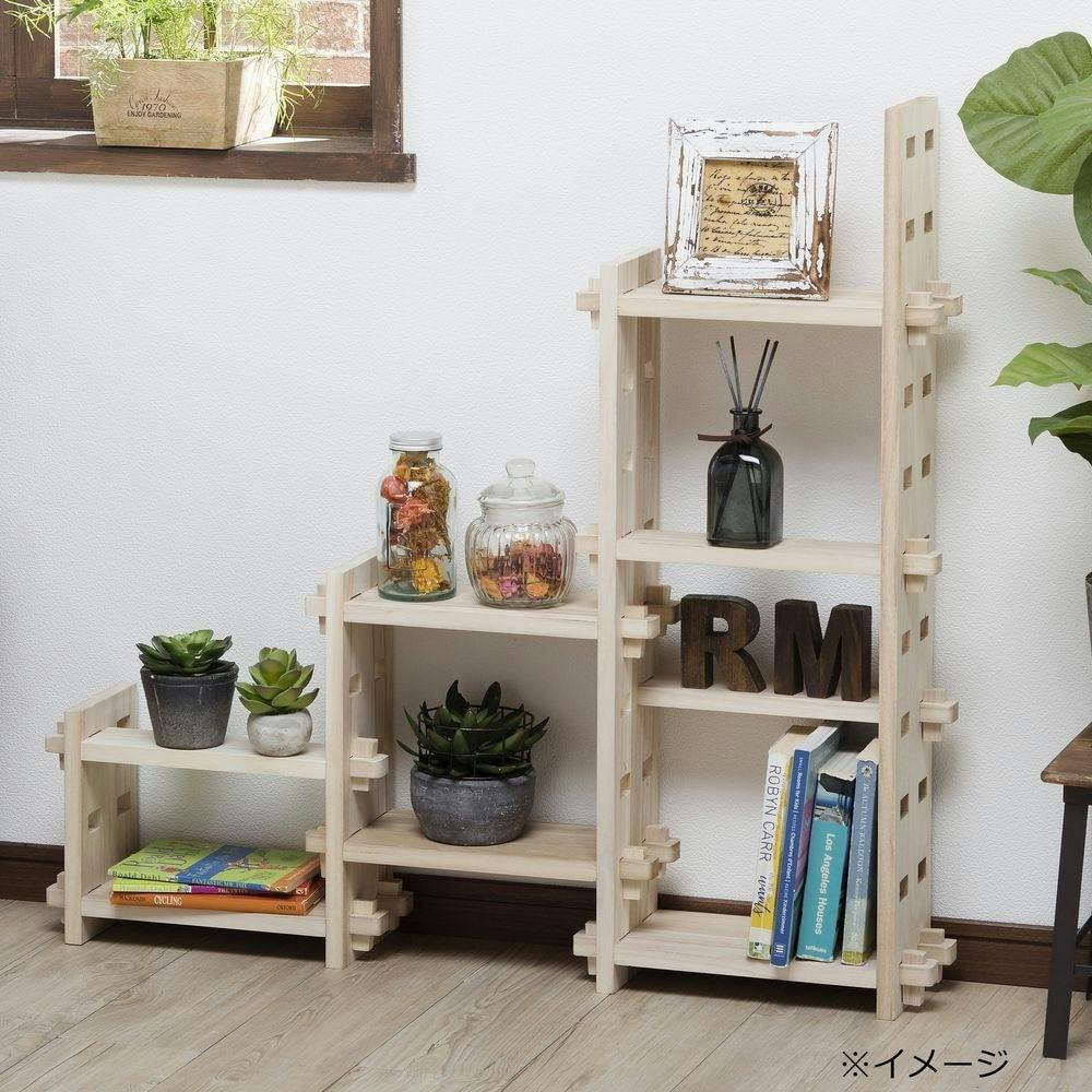 棚　　飾り棚 JK-PLAN（ジェイケイ・プラン） コレクションラック 棚 高さ 90cm 可動