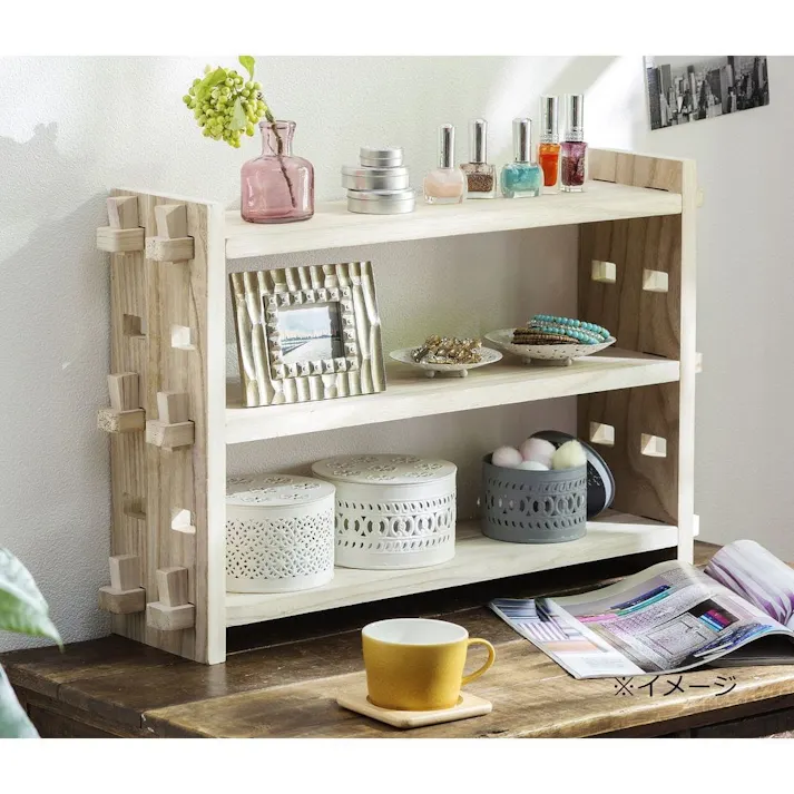 カインズ くさびラックセット 支柱ダブル 3段