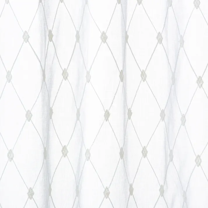 汚れがつきにくい クリーンアーガイル 200×228cm 1枚入 レースカーテン