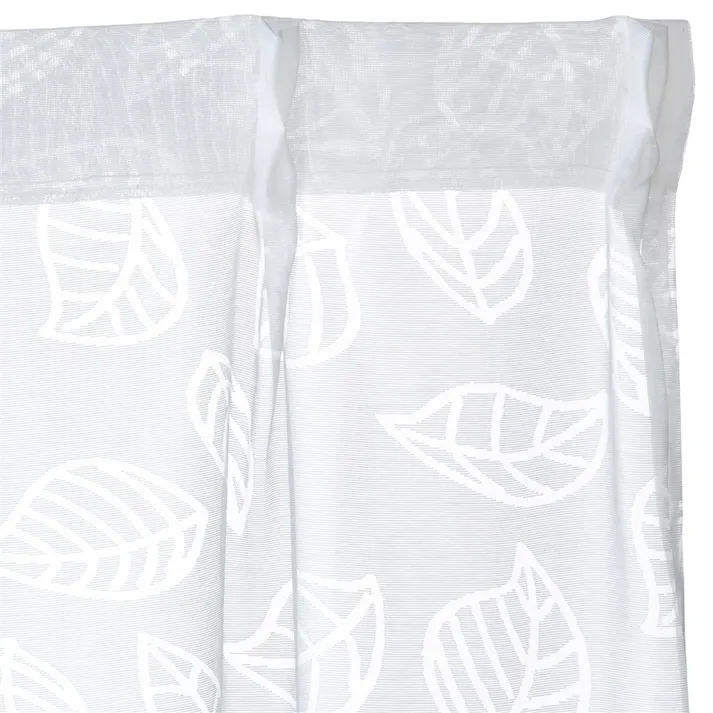 汚れがつきにくい クリーンリーフ 100×198cm 2枚組 レースカーテン