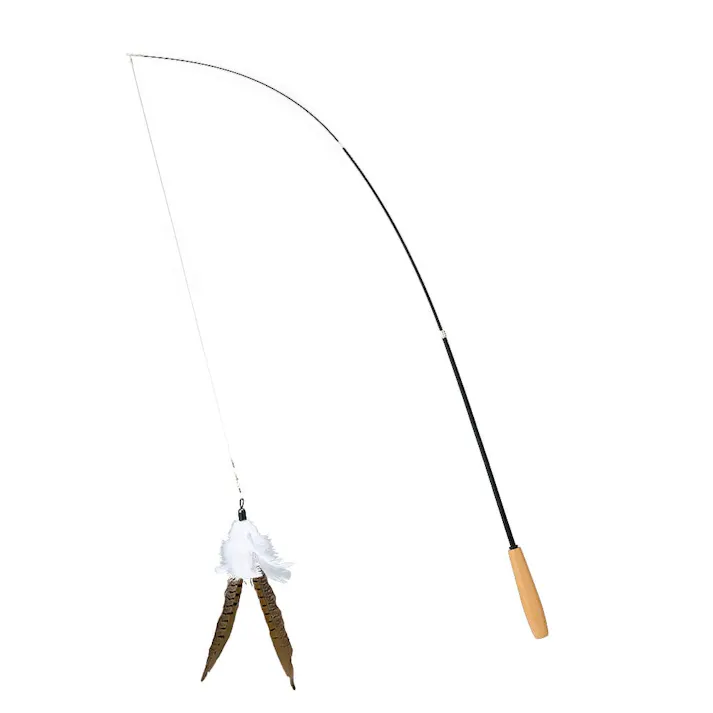 交換できる伸縮猫じゃらし 木柄(販売終了)