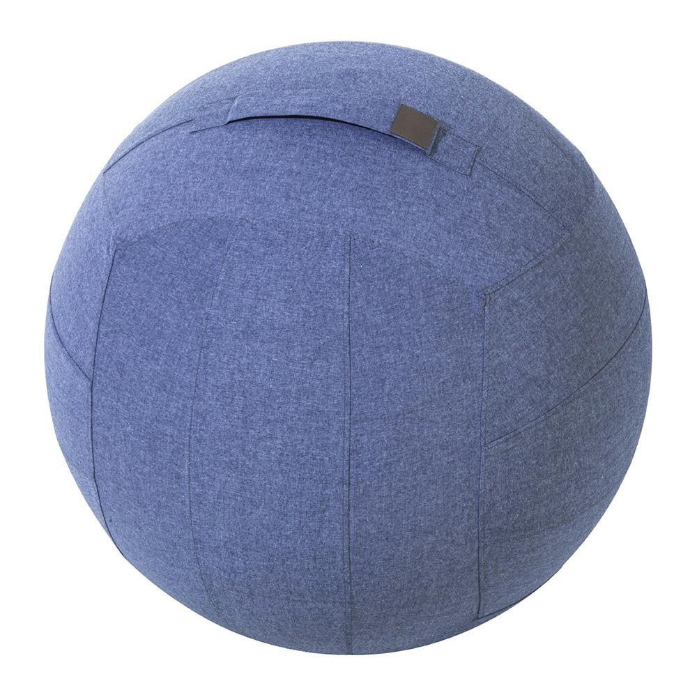 カインズ スツールにもなる フィットネスボールカバー ライトブルー