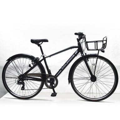 【自転車】クロスバイク クラージュ COURAGE 外装7段 LEDオートライト ブラック G7HD 700C×35C型(販売終了)