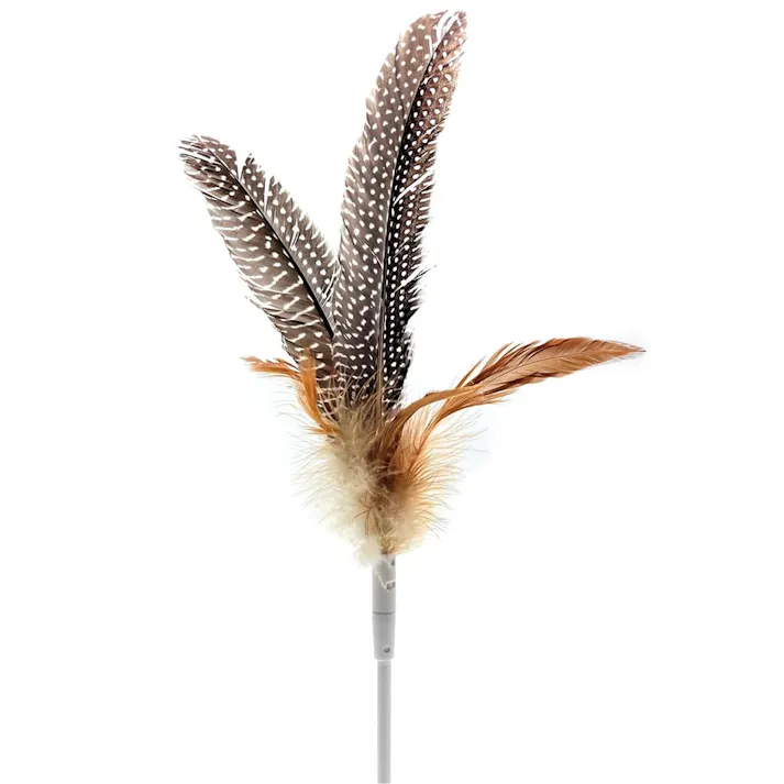 交換できる吸盤猫じゃらし ホワイト