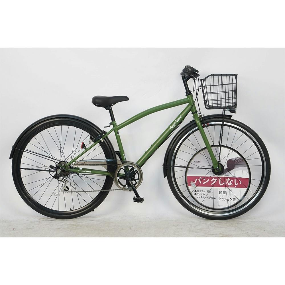 DCM】パンクしにくい自転車 クロス27型外装6変速 常時点灯 4390 - 自転車