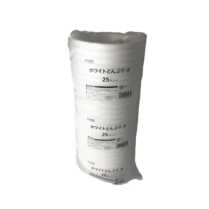 ホワイトどんぶり 小 25枚入