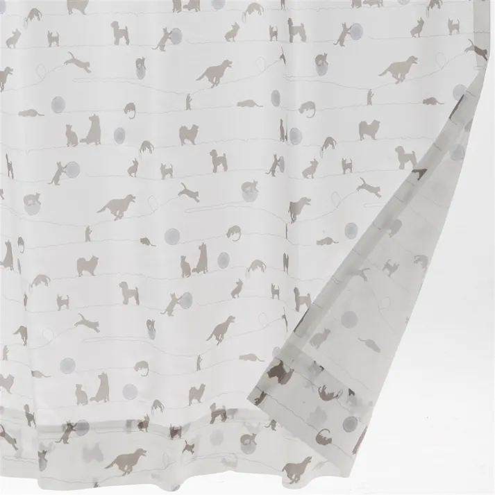 &Pet ペッツ 100×108cm 2枚組 レースカーテン