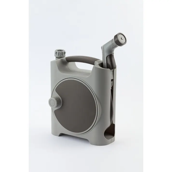 壁掛けも出来るコンパクトホース付リール(販売終了)