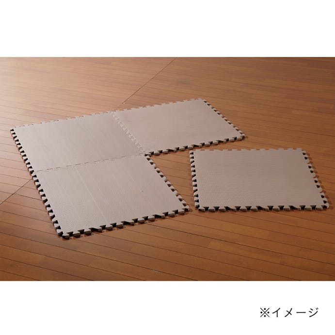 パズルマット モカ 58×58cm 4枚組(販売終了)