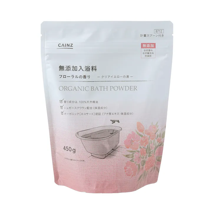 カインズ 無添加入浴料 フローラルの香り 450g