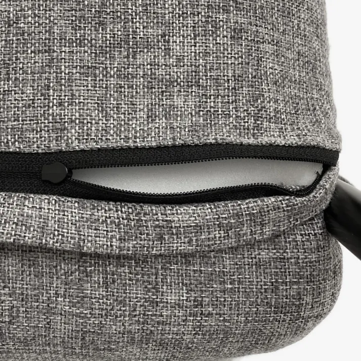 積み重ねて収納できる高座椅子 グレー 幅52cm 奥行54~63cm 高さ47~78cm 肘掛け付き 一人掛け リビング