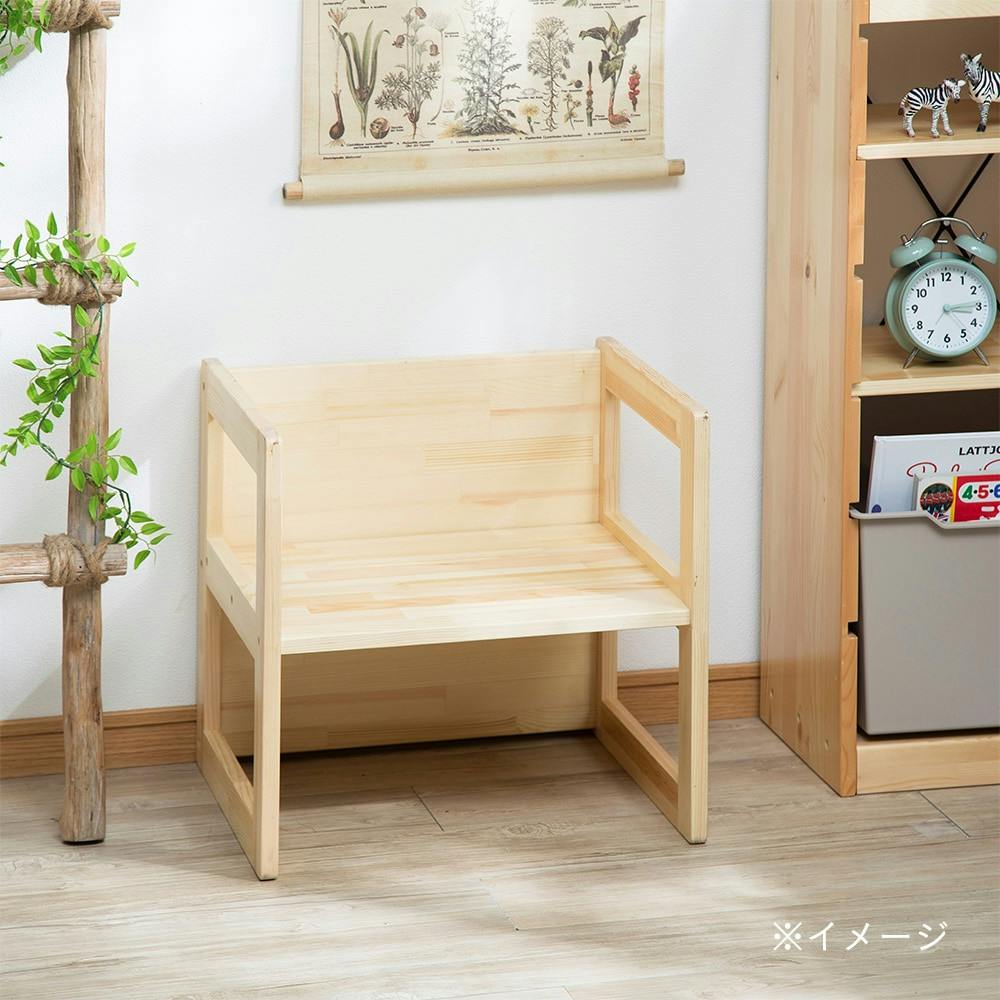 【最終値下げ】キッズBOXテーブル　幼児机　おもちゃ箱 　天然木　キャスター