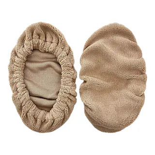 かぶせるだけでお掃除できるスリッパカバー モカ