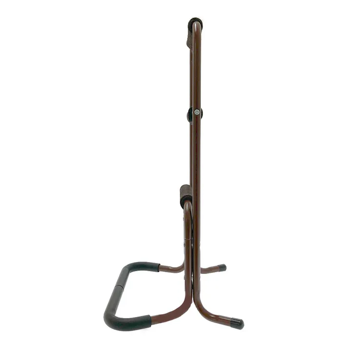立ち上がりサポートステッキ3段 ブラウン 幅42.5cm 奥行37cm 高さ81cm 補助てすり サポートスタンド 玄関 手すり
