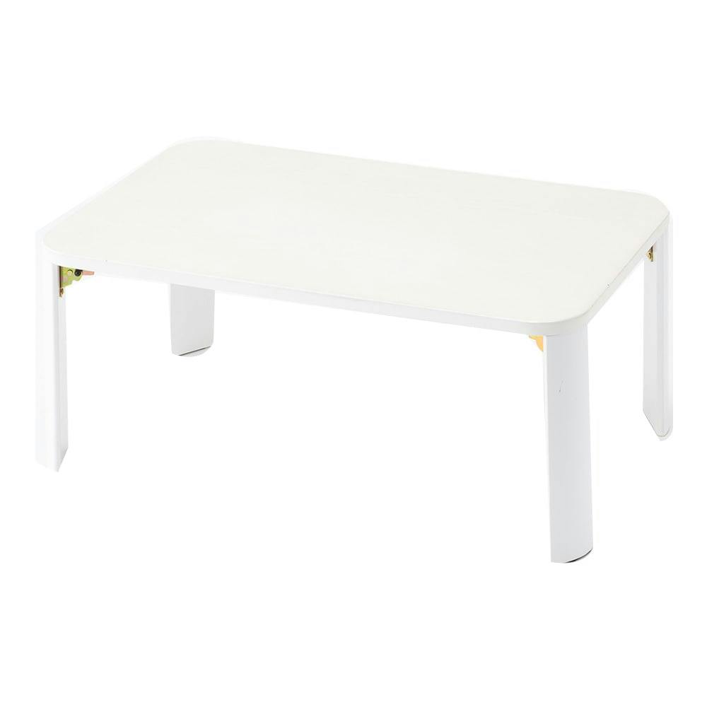 折りたたみローテーブル ホワイト 75×50cm T5(販売終了) | テーブル・机 | ホームセンター通販【カインズ】