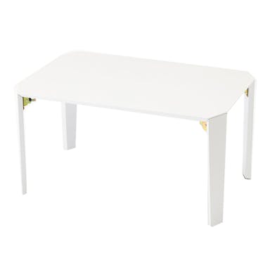 折りたたみテーブル ホワイト 75×50cm T6
