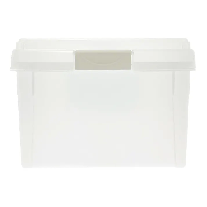 積み重ねできるフタ付きケース(ワイド)