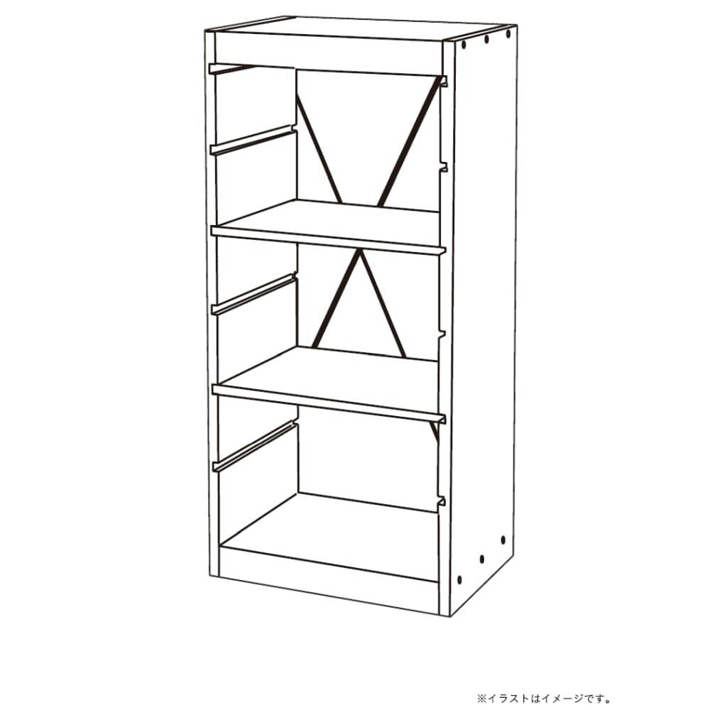 コンテナラック カラック 棚付き | 本棚・書棚・ブックシェルフ