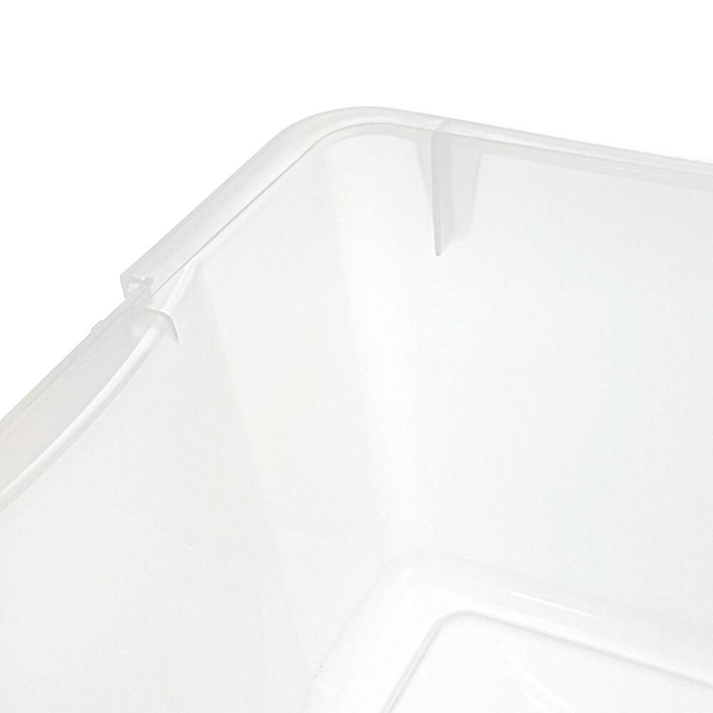 カインズ 小物整理ボックス A4 スモーキークリア 30×41.5×19cm