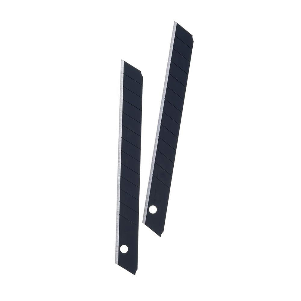 黒刃加工で錆びにくい カッターナイフ替刃 黒 S 10枚入 | 文房具