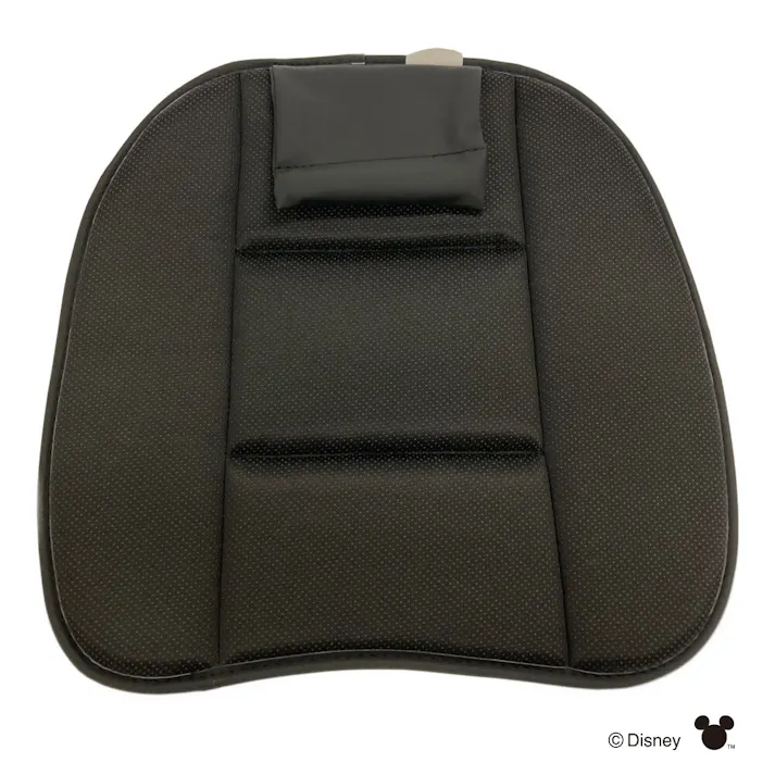 カインズ ディズニー シートクッション ミッキーシルエット ブラック 43×43cm